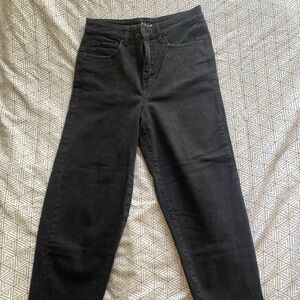 PETITE Black Mom Jeans